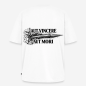 Preview: AUT VINCERE AUT MORI Oversized T-Shirt in weiß mit Rückendruck